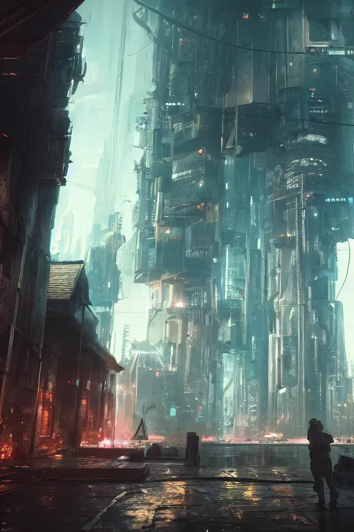 ArtStation - City Serenity - Abandoned Solarpunk City