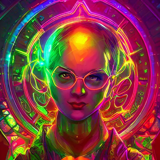 Image similar to skill magic geek inside matrix deepdream radiating a glowing aura stuff loot legends stylized digital illustration video game icon artstation lois van baarle, ilya kuvshinov, rossdraws,