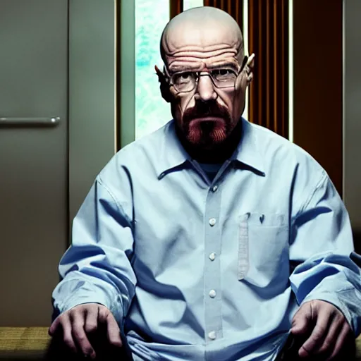 Image similar to walter white in a Pixar Film, 8k, hyperdetailed