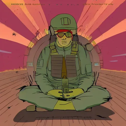 Image similar to lofi nuclear war to relax and study to