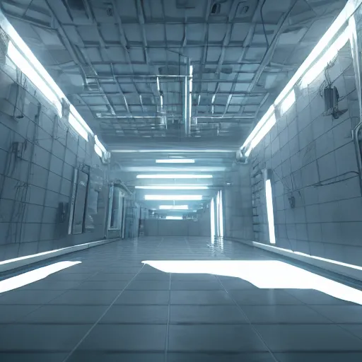 Image similar to inside a secret facility, 4k, cinematic, unreal engine, photorealistic