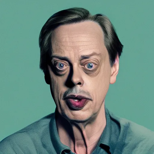 Image similar to steve buscemi in ghost dad, 4 k, detailed