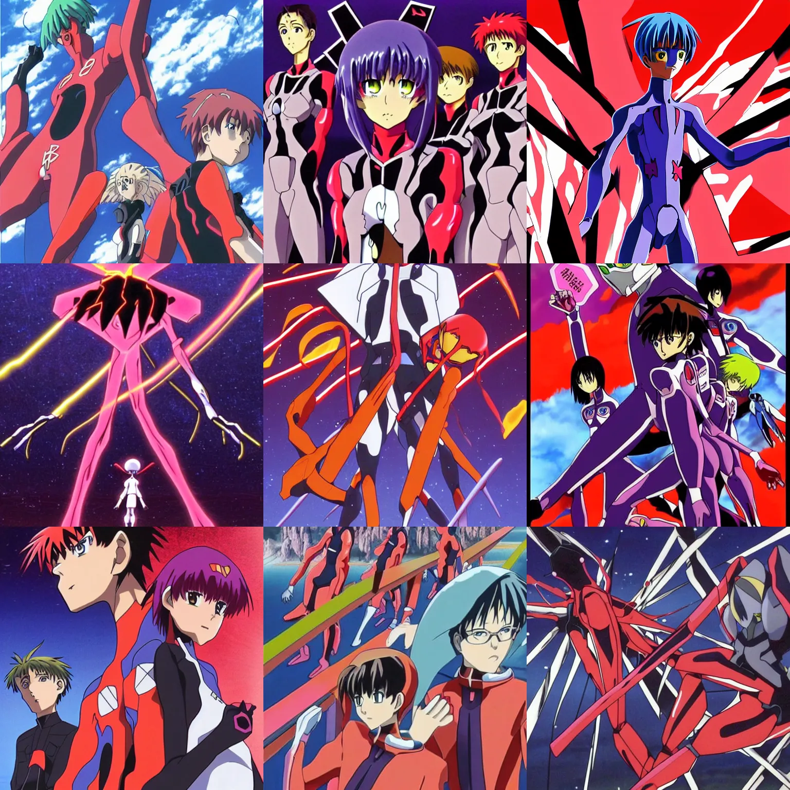 Prompt: neon genesis evangelion