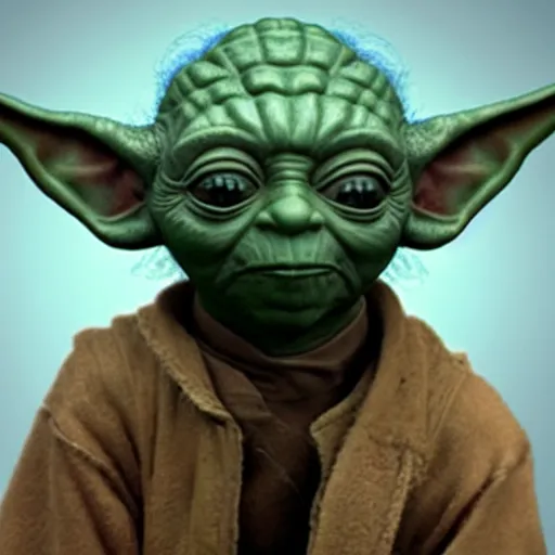 Image similar to yoda mugshot