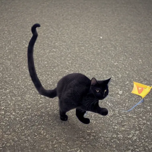 Prompt: Cat with a parachute