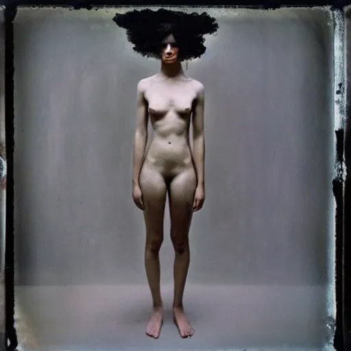 Image similar to kodak portra 4 0 0, wetplate, photo of a surreal artsy dream scene,, girl, weird fashion, photographed by paolo roversi style