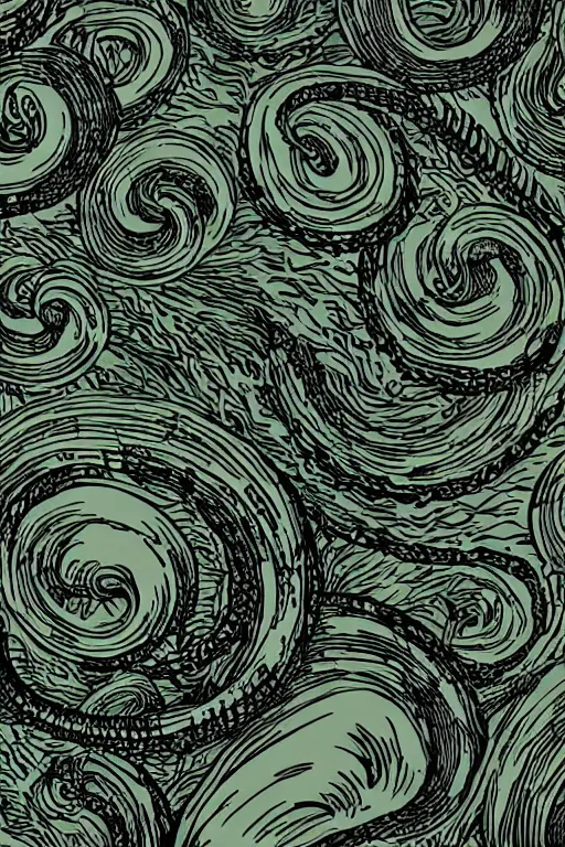 Prompt: Tentacle wallpaper, Andrzej zulawski