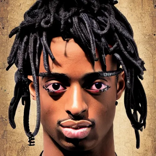 Image similar to playboi carti steampunk style digital art 4 k detailed super realistic