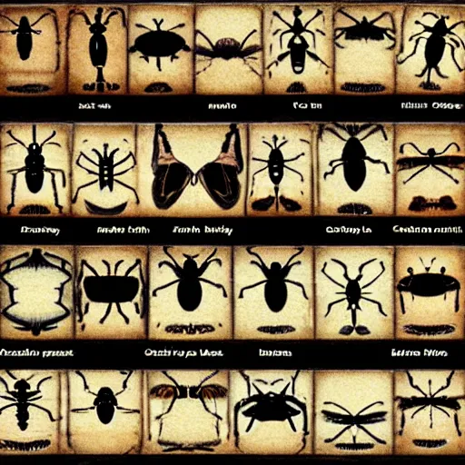 Prompt: “an alphabet of bugs”