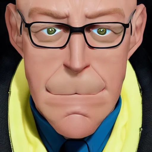 Image similar to A middle-aged Dr. Venture in real life with a hooked nose, a long gaunt face and skinny body and neck, very thin and bald, realistic, very realistic, hyperrealistic, highly detailed, very detailed, extremely detailed, detailed, digital art, oil painting, trending on artstation, headshot and bodyshot, detailed face, very detailed face, extremely detailed face, HD Quality, 8k resolution, very very detailed face, real life