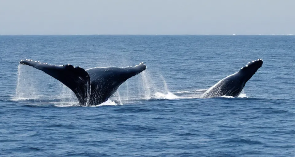 Prompt: an NFT profile picture of a whale with feet