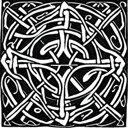 Image similar to God, celtic art style