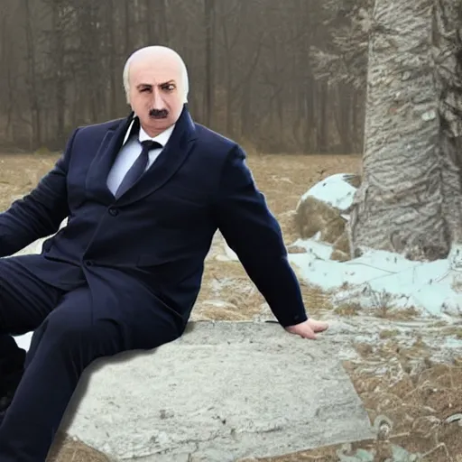 Prompt: Alexander Lukashenko as Harry Potter, cinematic still