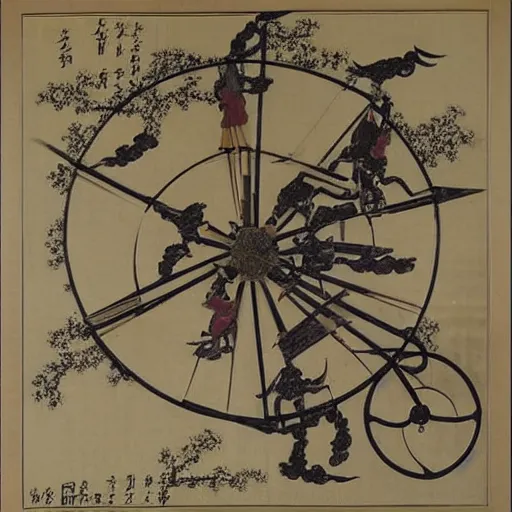 Image similar to perpetual motion made in tang dynasty