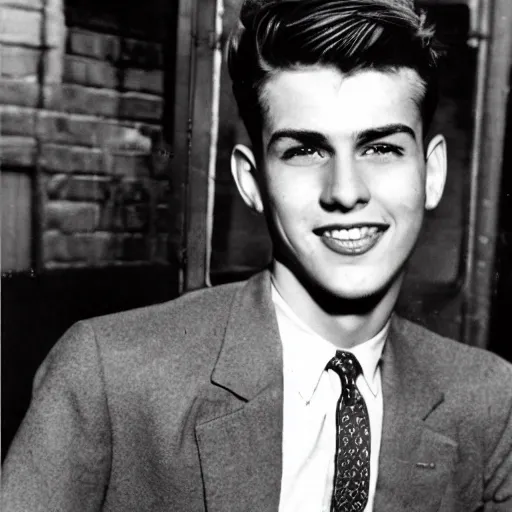 Image similar to a moderately handsome rebellious hot young guy, 1 9 5 8 photo