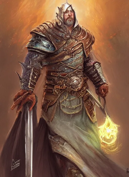 Image similar to good king, ultra detailed fantasy, dndbeyond, bright, colourful, realistic, dnd character portrait, full body, pathfinder, pinterest, art by ralph horsley, dnd, rpg, lotr game design fanart by concept art, behance hd, artstation, deviantart, hdr render in unreal engine 5