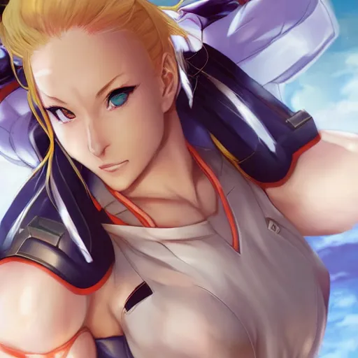 Vega from Street Fighter 2 by pixiv, by Ilya, Stable Diffusion