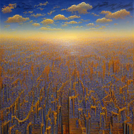Prompt: Painting of Heaven, by Peter Gric