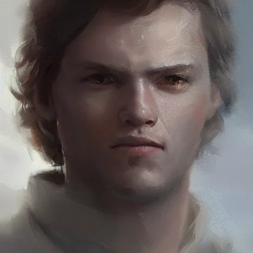 Image similar to portrait of a man by greg rutkowski, anakin skywalker, star wars expanded universe, he is about 2 0 years old, highly detailed portrait, digital painting, artstation, concept art, smooth, sharp foccus ilustration, artstation hq