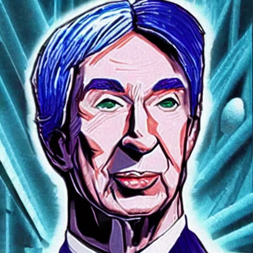 Prompt: Ultra Instinct Mr. Rodgers