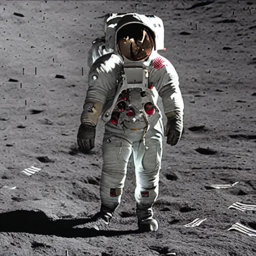 Image similar to the moon landing film set, photo, behind the scenes, detailed, 4k
