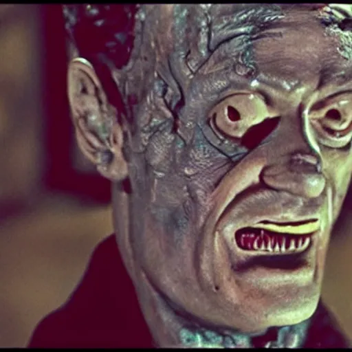 Image similar to bill murray as frankenstein's monster, high definition, color film, photorealistic,