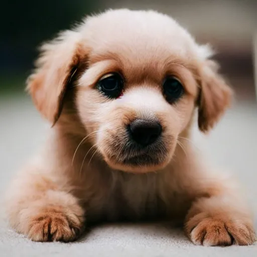 Image similar to a photo of a very cute baby dog