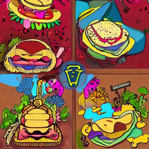 Prompt: 🌮🐝🎧
