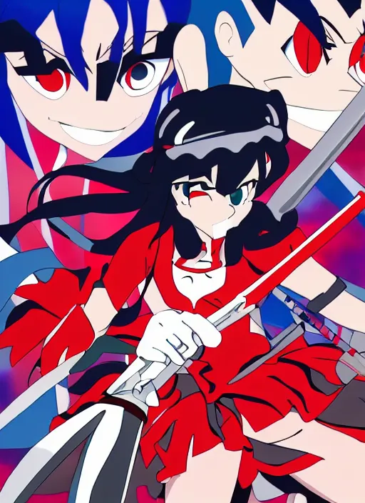 Prompt: kill la kill, studio trigger