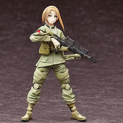 Image similar to “ anime female soldier action figure ”