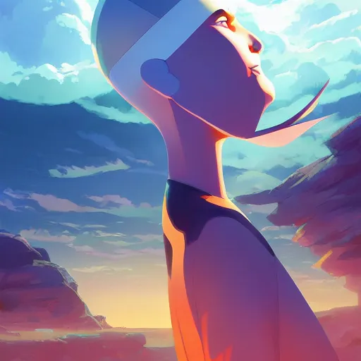 Image similar to hero world the day the earth stood still 1 9 5 1, behance hd by jesper ejsing, by rhads, makoto shinkai and lois van baarle, ilya kuvshinov, rossdraws global illumination