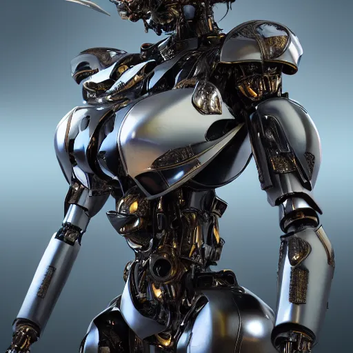 Prompt: a highly detailed bust of a beautiful anthropomorphic humanoid robotic mecha female dragon, with smooth and streamlined armor, standing and posing elegantly, well detailed dragon head with LED eyes and a maw, sharp and dangerous sleek design, two arms, two legs, long tail, beautiful digital art, artstation, DeviantArt, FurAffinity, professional, octane render, sunset lighting