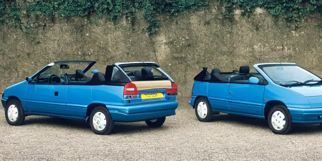 Image similar to “1993 Renault Espace Convertible, blue”