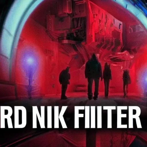 Prompt: dark matter red art house film non human future schizophrenia full HD 8K resolution