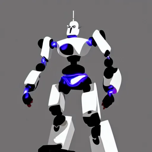 Image similar to the strongest robot which i imagine