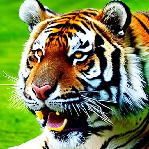 Image similar to a lep is a ball, a korf is tiger, a clort is a tiger, 8k,