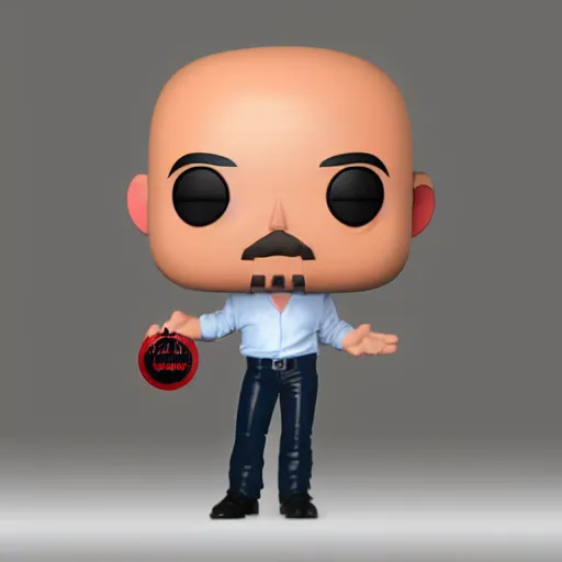 Image similar to “ very very intricate photorealistic photo of a jeff bezos funko pop on a white background, award - winning details ”