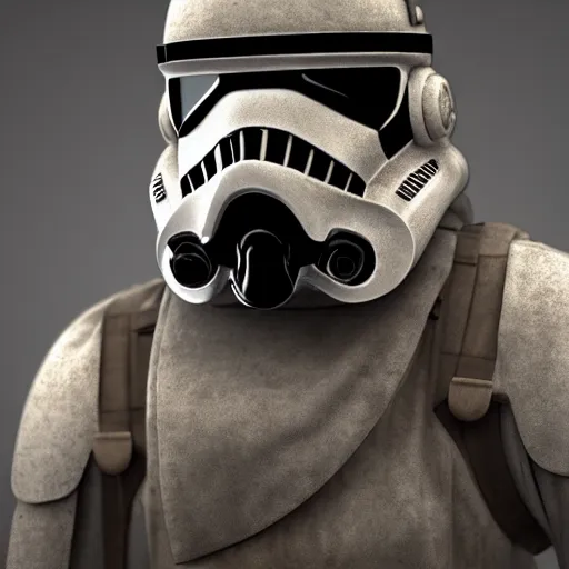 Prompt: Steampunk stormtrooper, high detail, 8k,