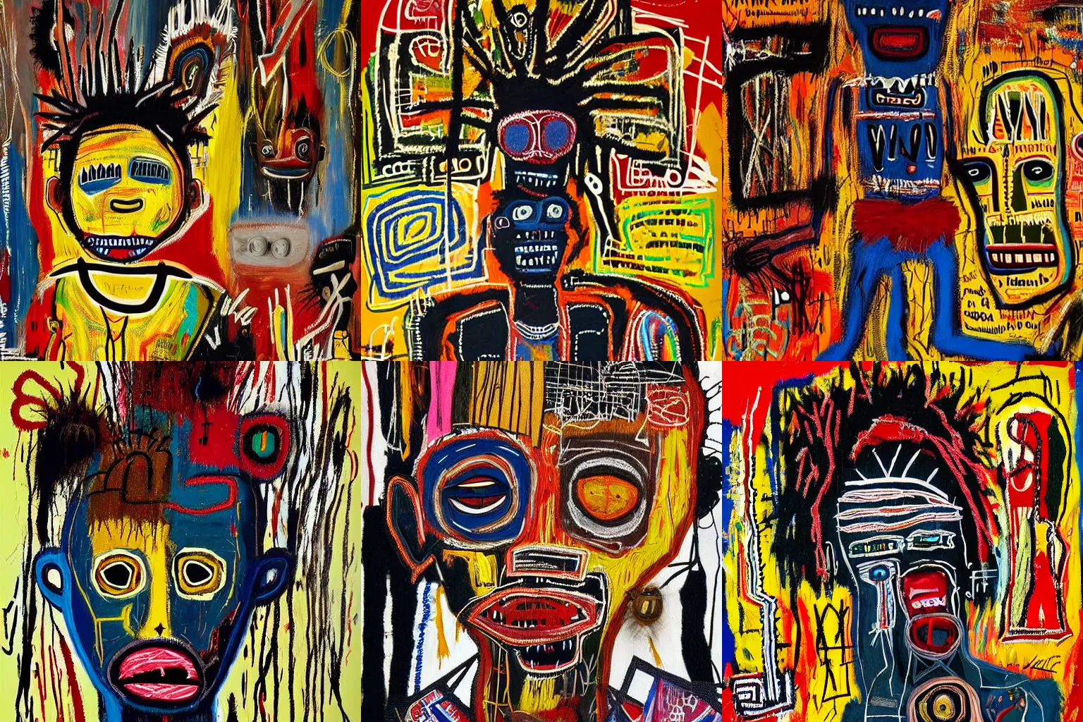 Image similar to extremely highly detailed African voodoo doll paintings by Jean-Michel Basquiat 4k insanely detailed and intricate, super detailed, 4k HDR high quality