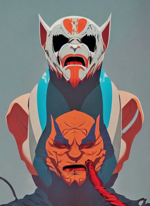 Image similar to portrait of mumm - ra from thundercats, by sachin teng, organic, cables, matte painting, geometric shapes, hard edges! graffiti, street art