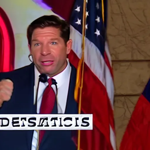 Prompt: Ron DeSantis as satan