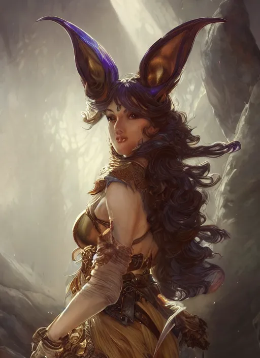 Image similar to a beautiful female d & d bard, fantasy art, award winning, fox ears, by edward robert, noriyoshi ohrai and hans zatzka, high definition gorgeous dramatic lighting artstation trending path traced contrast light and dark cinematic breathtaking, 8 k