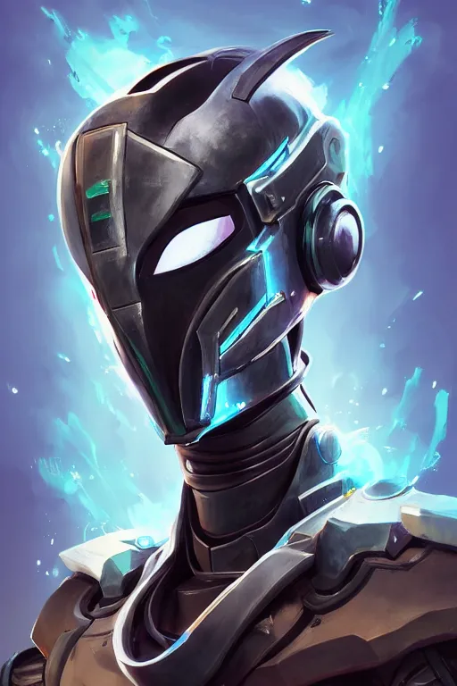 Image similar to epic mask helmet robot ninja portrait stylized as fornite style game design fanart by concept artist gervasio canda, behance hd by jesper ejsing, by rhads, makoto shinkai and lois van baarle, ilya kuvshinov, rossdraws global illumination radiating a glowing aura global illumination ray tracing hdr render in unreal engine 5