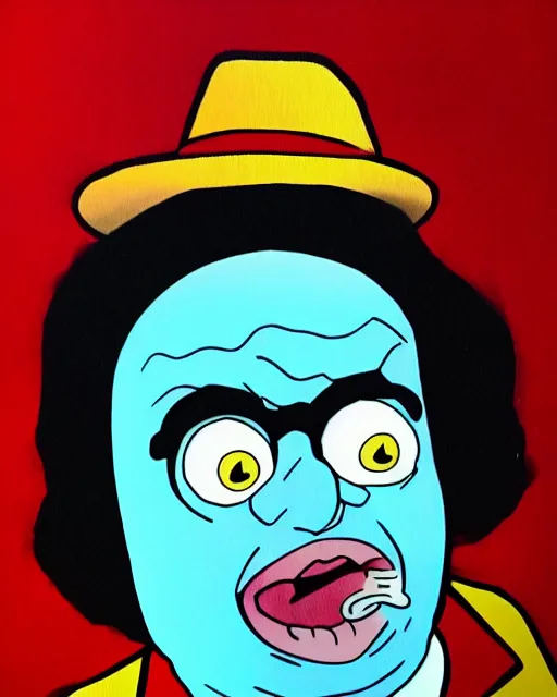 Prompt: Portrait of Danny Devito in the style of Rick & Morty