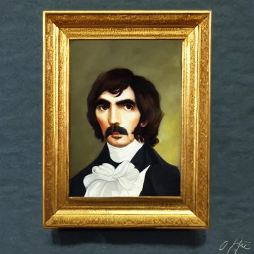 Image similar to regency era painting of george harrison