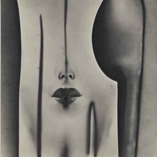 Image similar to The ‘Naive Oculus’ by Man Ray, auction catalogue photo (early rayograph), private collection, dromoscoped