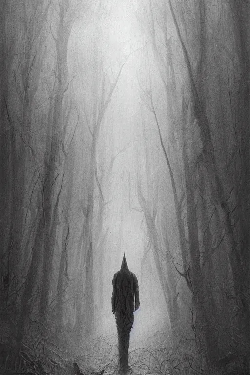 Prompt: Amazing Surreal Horror Digital Art by Silent Hill by Anton Semenovs and Zdzisław Beksiński . macabre art, Trending on artstation, hyperrealism artstation trend, high quality print, fine art with subtle redshift rendering,