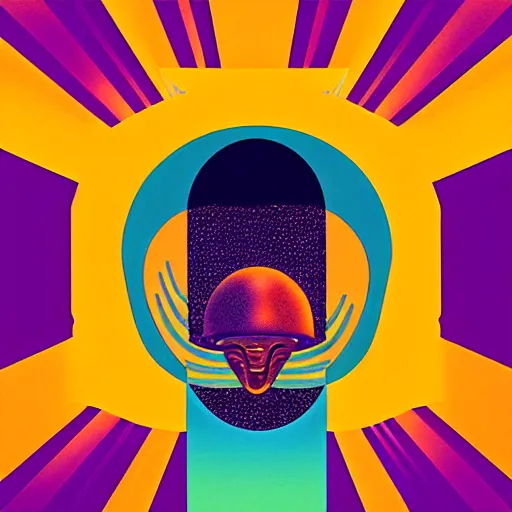 Image similar to album cover design design depicting an alien abduction, by jonathan zawada, pi - slices, and tristan eaton, digital art