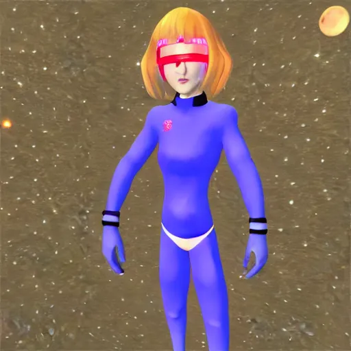 Prompt: femboy space vrchat avatar