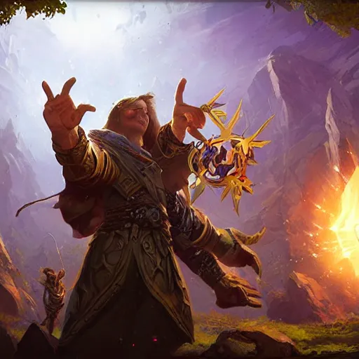 Image similar to holy light healing spell, hearthstone art style, epic fantasy style art by Craig Mullins, fantasy epic digital art, epic fantasy card game art by Greg Rutkowski